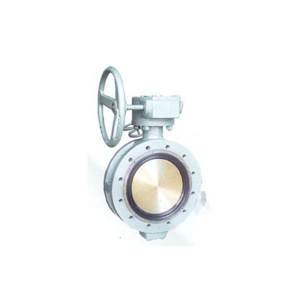 雙偏心法蘭式蝸輪傳動蝶閥